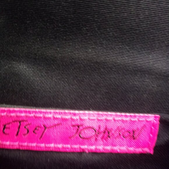 Betsy Johnson leopard crossbody bag with jeweled design - Picture 4 of 9